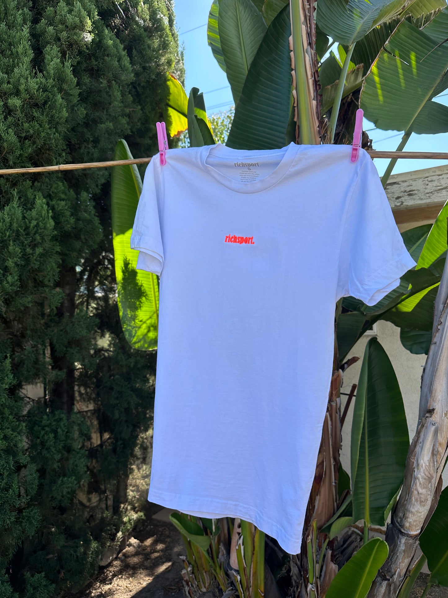 richsport signature white tee